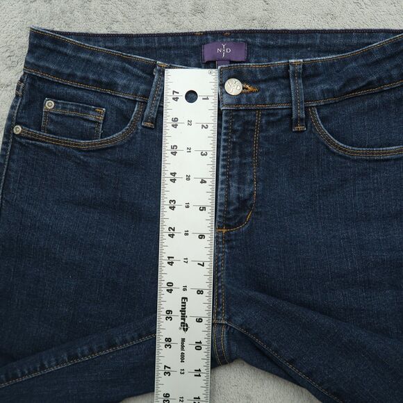 Not Your Daughters Jeans NYDJ Women's Size 4 Blue Mid-Rise Legging 30" Inseam - Picture 7 of 15